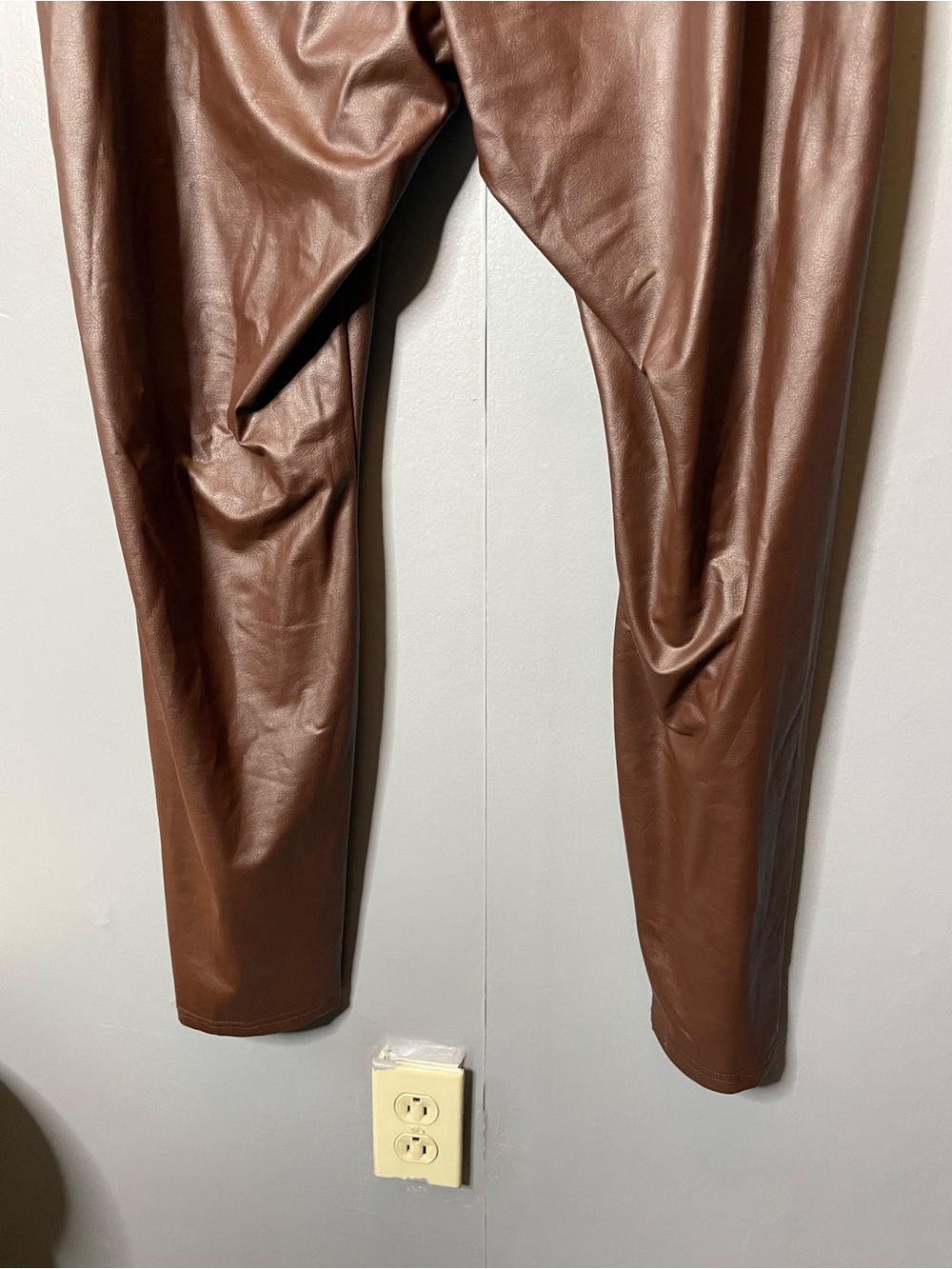 Aerie Offline brown faux leather high rise leggings size xxl - Picture 7 of 11